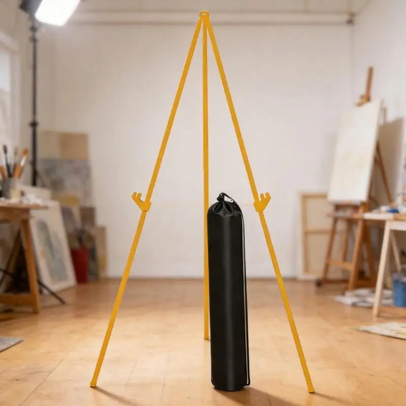Professional Metal Artist Easel — Portable Folding Tripod Stand for Canvas and Posters