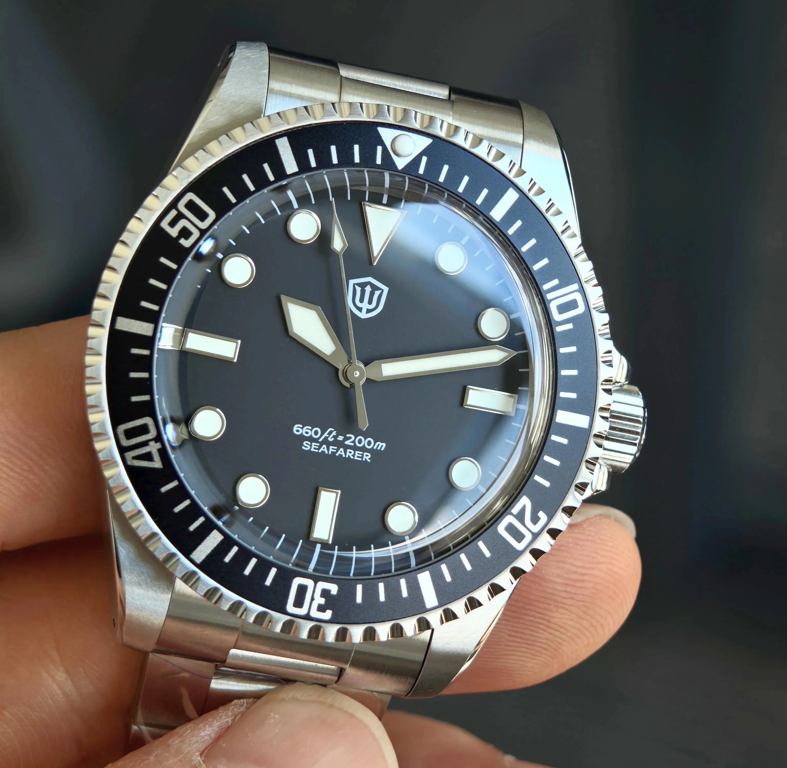 Watchdives WD5514Q Diver Watch — 40mm Quartz with Sweep Second Hand