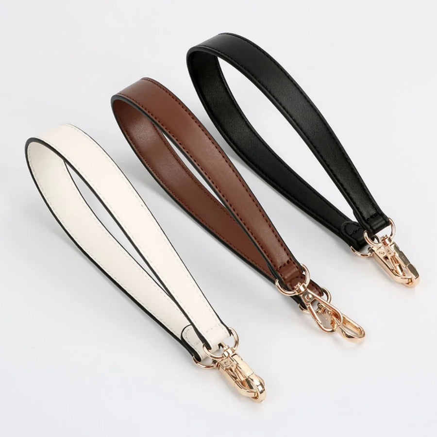 PU Leather Bag Strap Replacement — Wide Shoulder Handle for Handbags