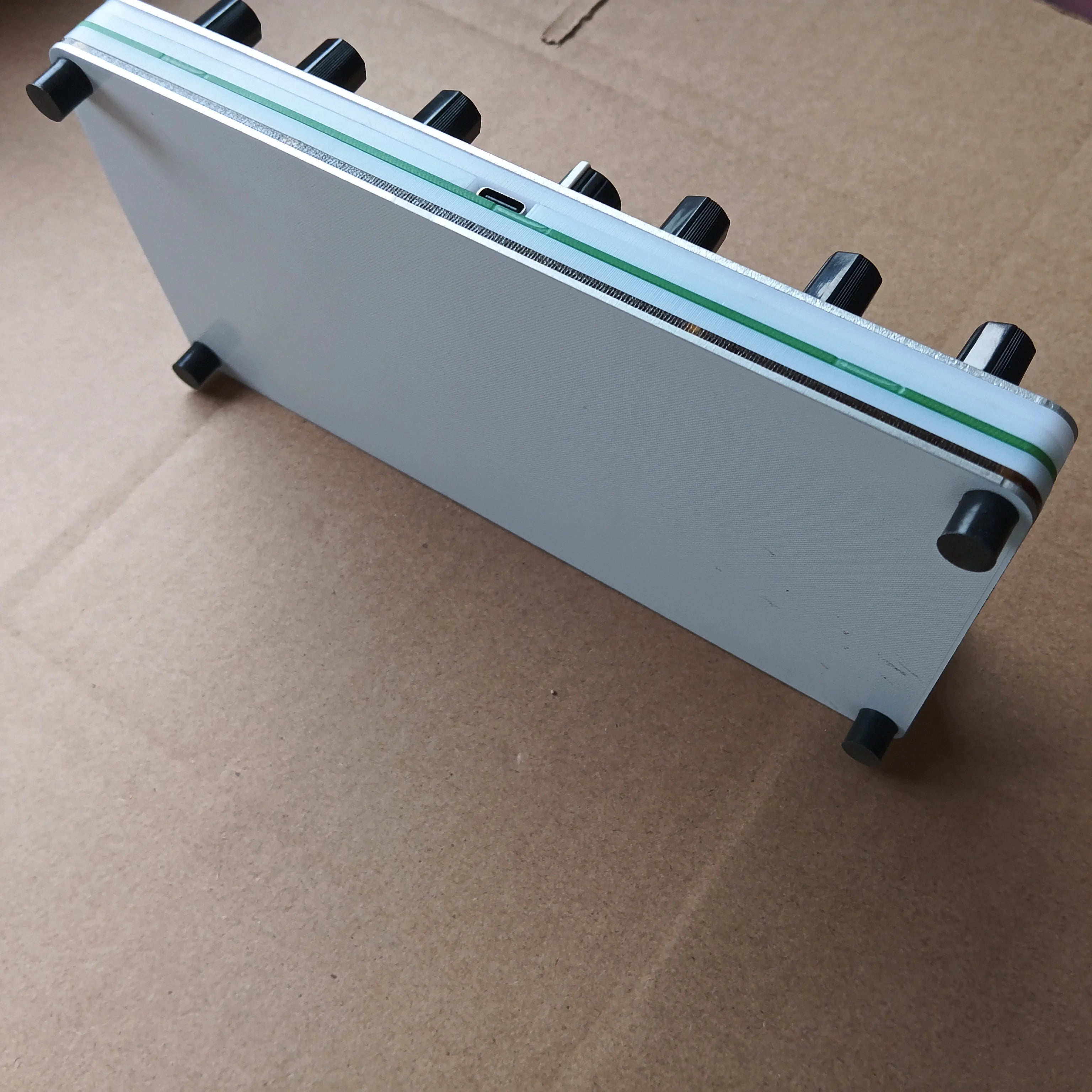 27-Knob MIDI Controller — USB-C Music Software Interface