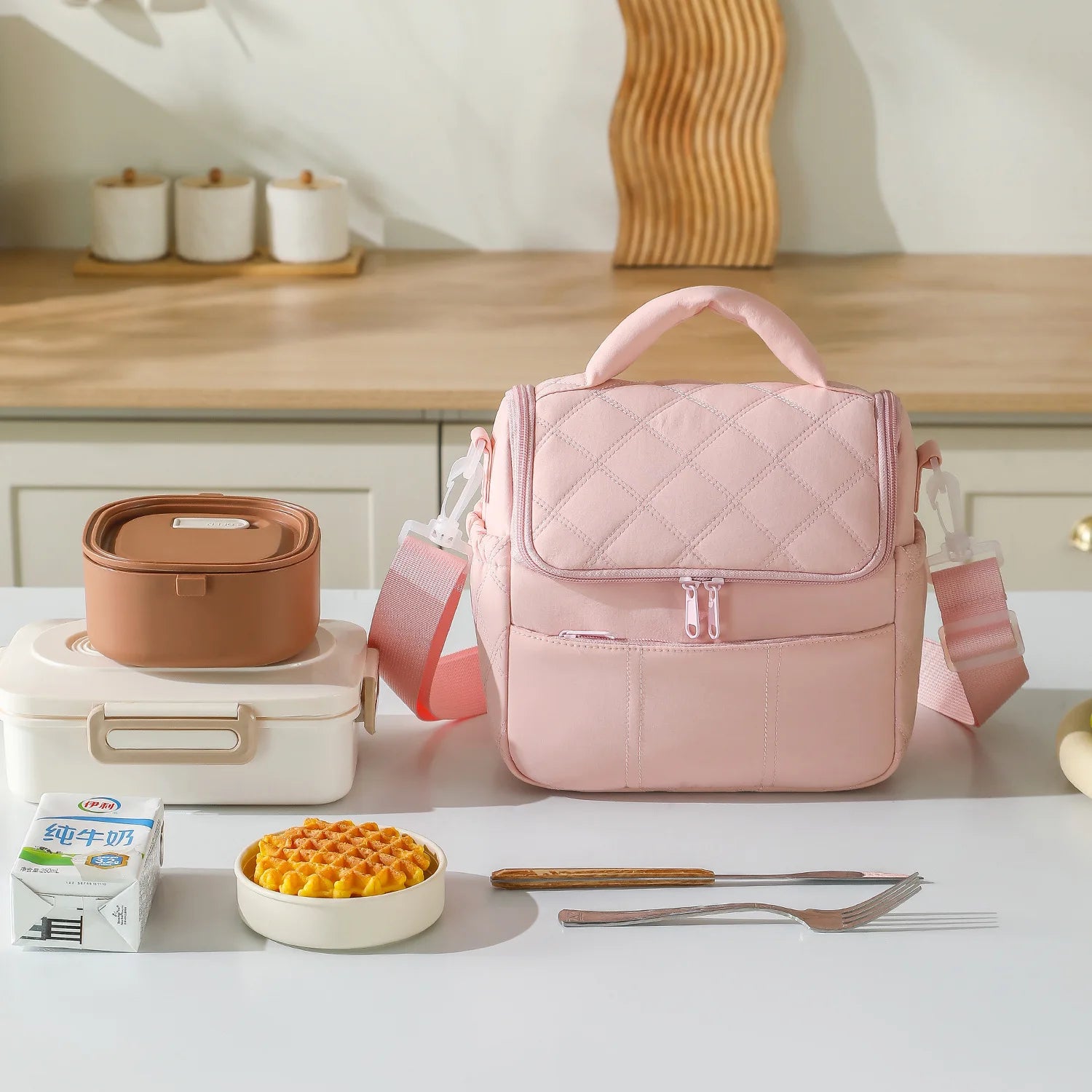 Insulated Lunch Bag — Waterproof Bento Handbag for Work and School