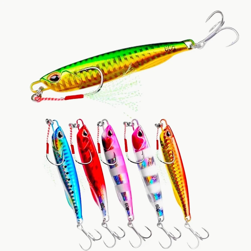 SANMO Metal Fishing Jig — Sinking Spoon Lure for Casting and Trolling