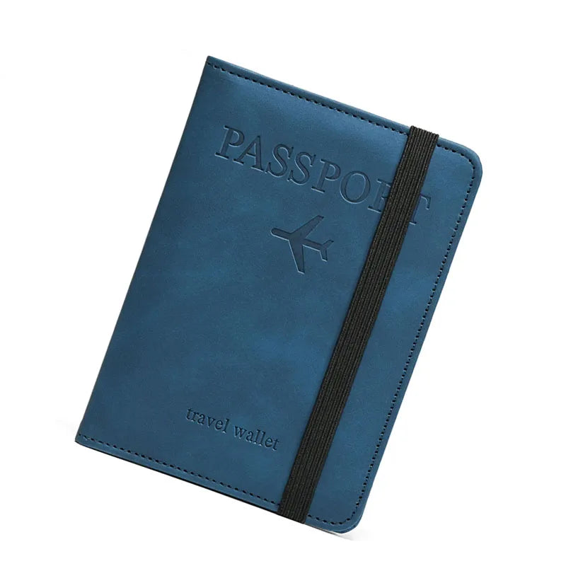 PU Leather Passport Cover — Multifunctional Travel Document Organizer