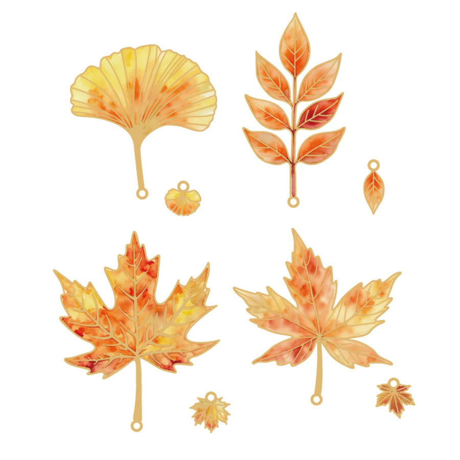 Tokulne Metal Leaves Bookmark — Elegant Stationery Gift for Readers