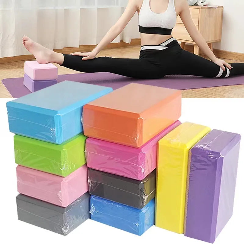 EVA Foam Yoga Blocks — High-Density Support for Stretching and Fitness
