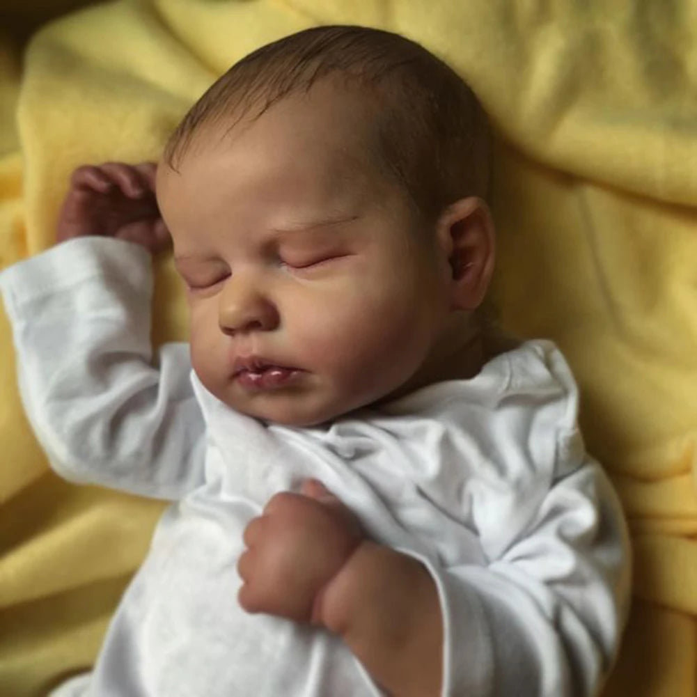 MRB Realistic Reborn Baby Doll — 19 Inch Vinyl Cloth Body Handmade Toy