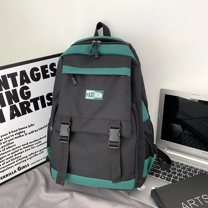 Large Capacity Business Backpack — Laptop Travel Bag with Oxford Fabric