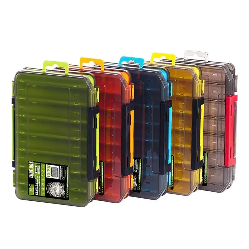 JETTING Double-Sided Compact Tackle Box — Durable Lure and Hook Organizer