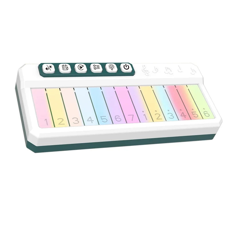 Rainbow Light Piano Keyboard — Educational Music Toy for Kids