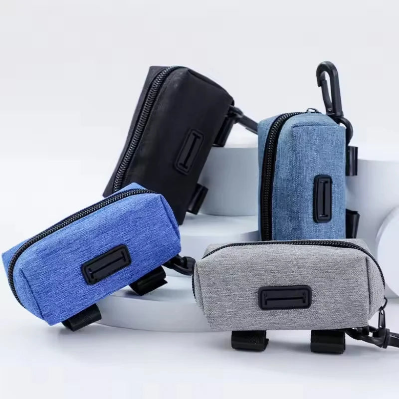 LZJV Dog Poop Bag Dispenser — Portable Waste Bag Holder for Walks