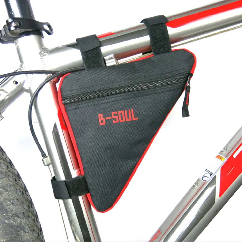 Waterproof Bicycle Frame Bag — Slim Nylon Pouch for Cycling Essentials