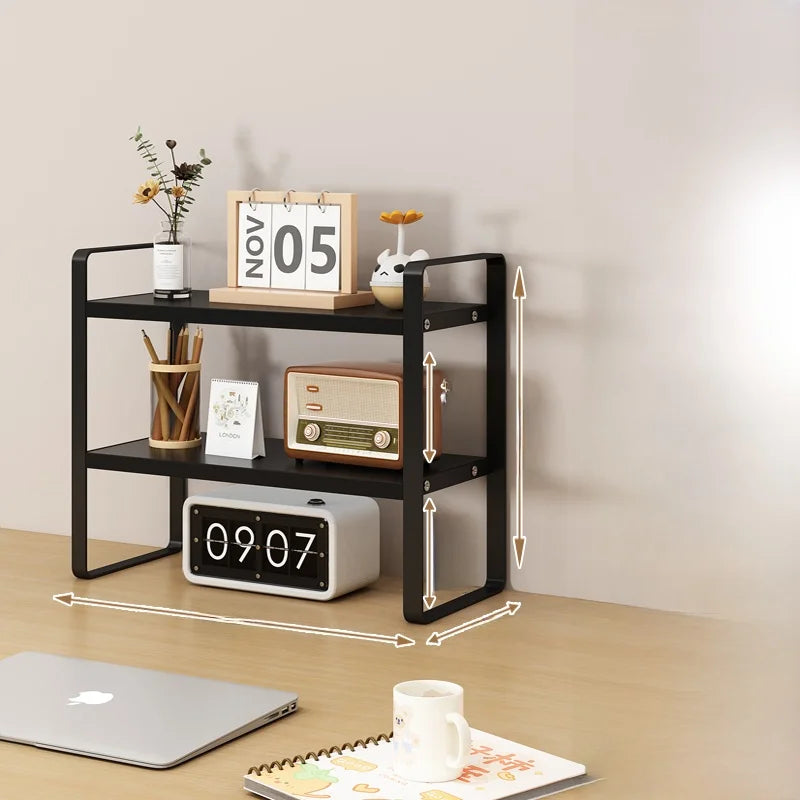 Multi-Layer Desk Organizer Rack — Versatile Desktop Storage Shelf