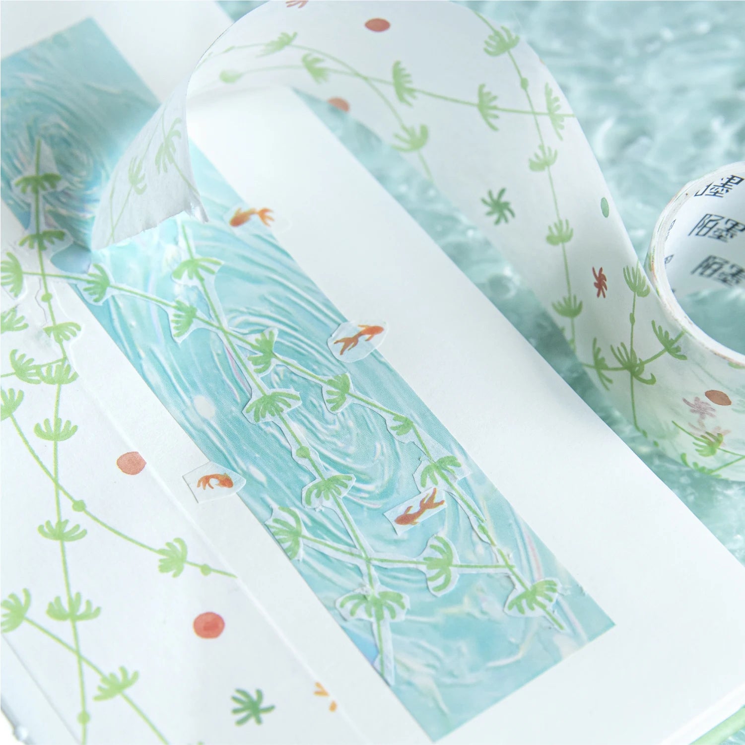 Fish Bubble Series Washi Tape — Decorative Retro Masking Tape for Scrapbooking