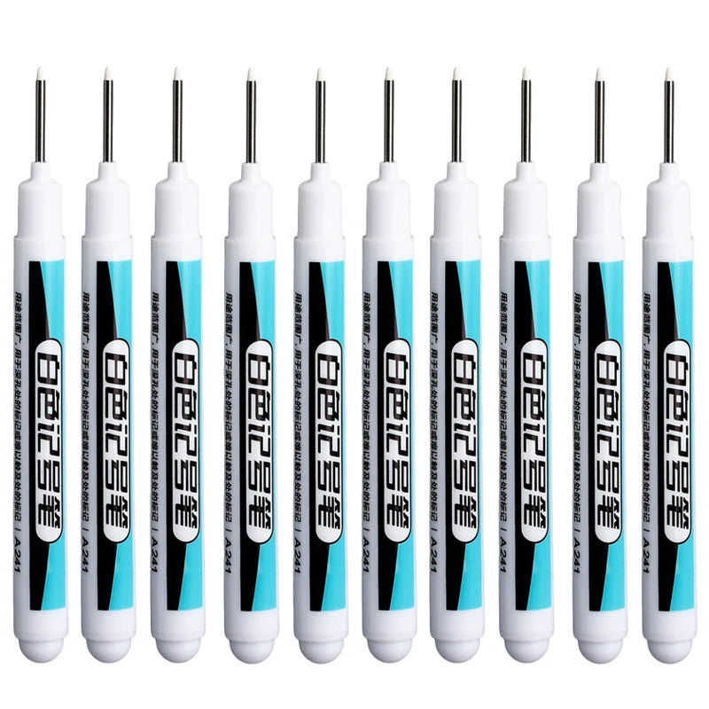 HOPK White Permanent Marker Pens — Multi-Surface Paint Pen Set