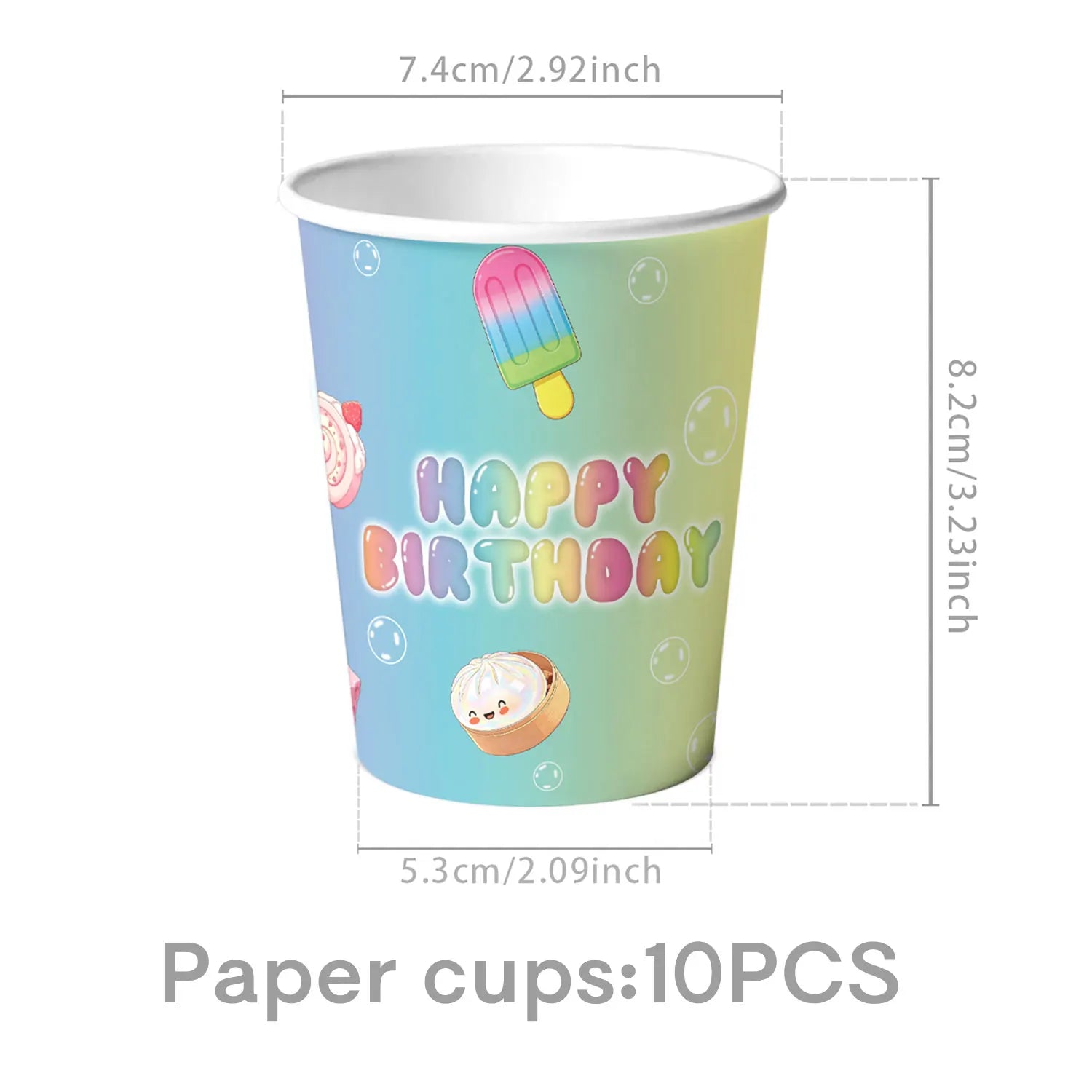 Dumpling Theme Party Decoration Set — Birthday Party Supplies & Favors