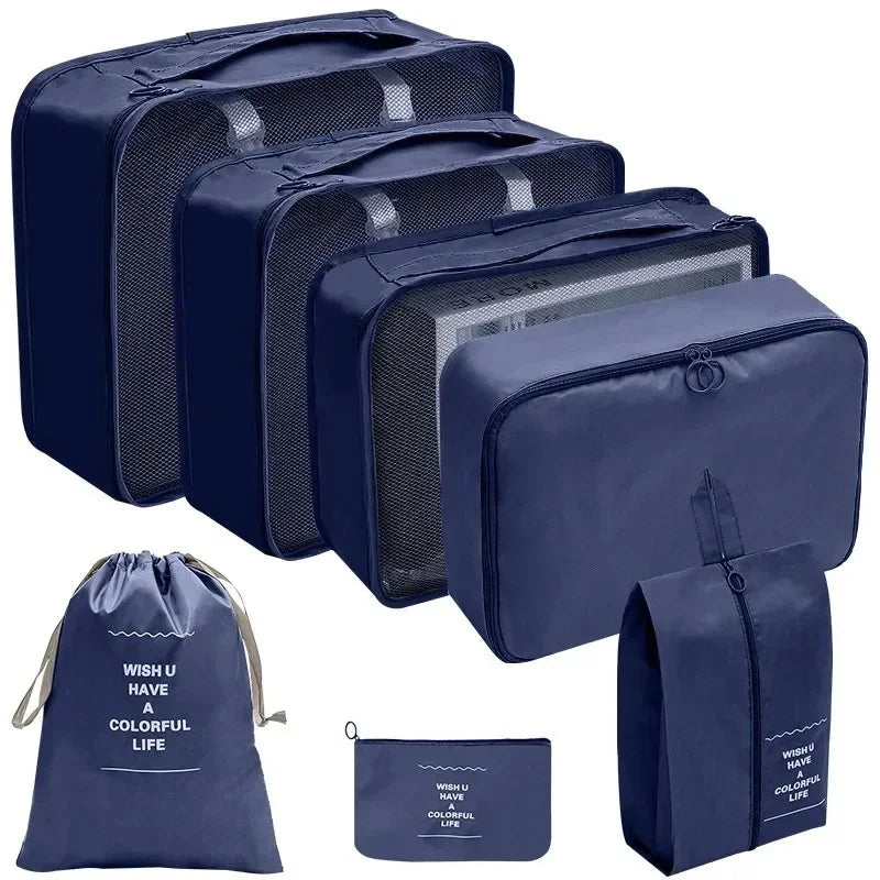 YUEYi Travel Organizer Set — Space-Saving Suitcase Packing Cubes