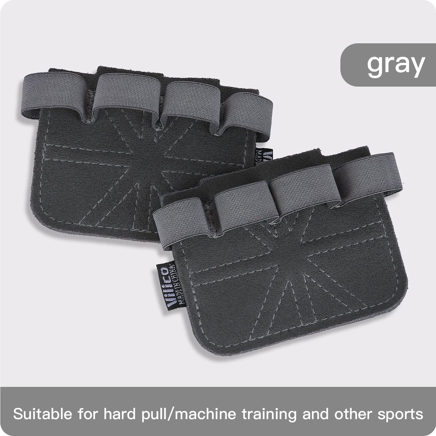Leather Weight Lifting Training Gloves — Palm Protection for Fitness & Gymnastics