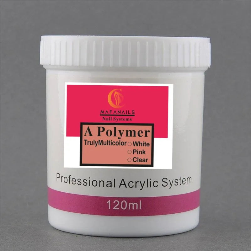 HotPress Acrylic Nail Powder — Professional Crystal Clear Polymer for DIY Art