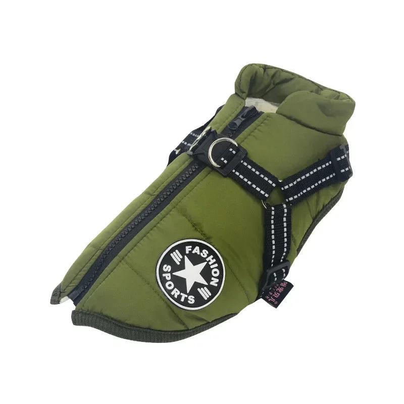 Dog Winter Coat — Waterproof Fleece Jacket