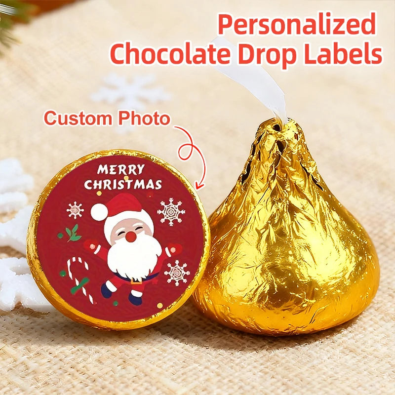Custom Photo Stickers — Personalized Labels for Chocolates and Party Decor