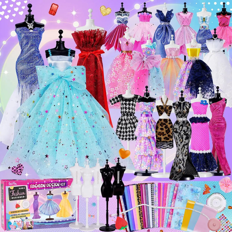 DIY Doll Clothes Craft Kit — Creative Handmade Fashion Set for Kids
