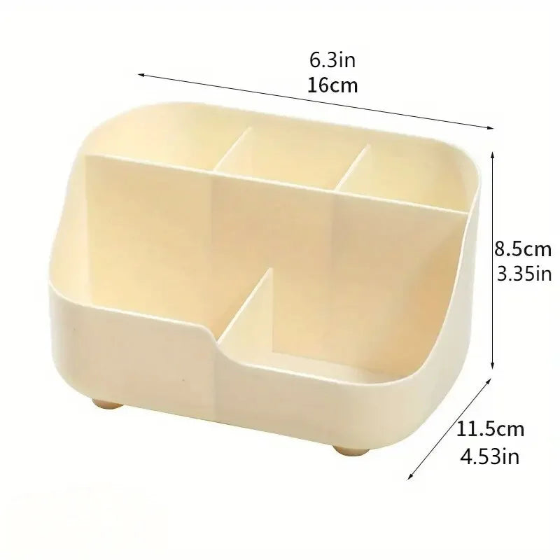 XD-TOPQC Five-Compartment Desktop Organizer — Large Capacity Stationery Holder