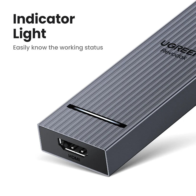 UGREEN USB C Hub Docking Station — 10Gbps High Speed Data & 4K60Hz HDMI