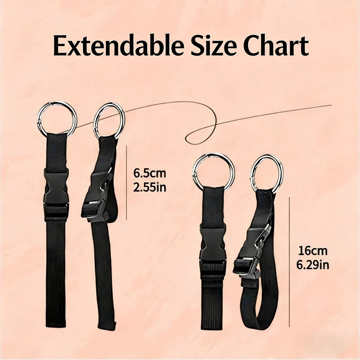 HOMEFISH Travel Luggage Fixed Strap — Portable Backpack & Jacket Holder