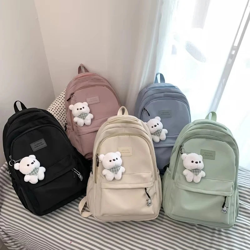 Aophlola High Capacity Waterproof Backpack — Trendy College & Travel Bag