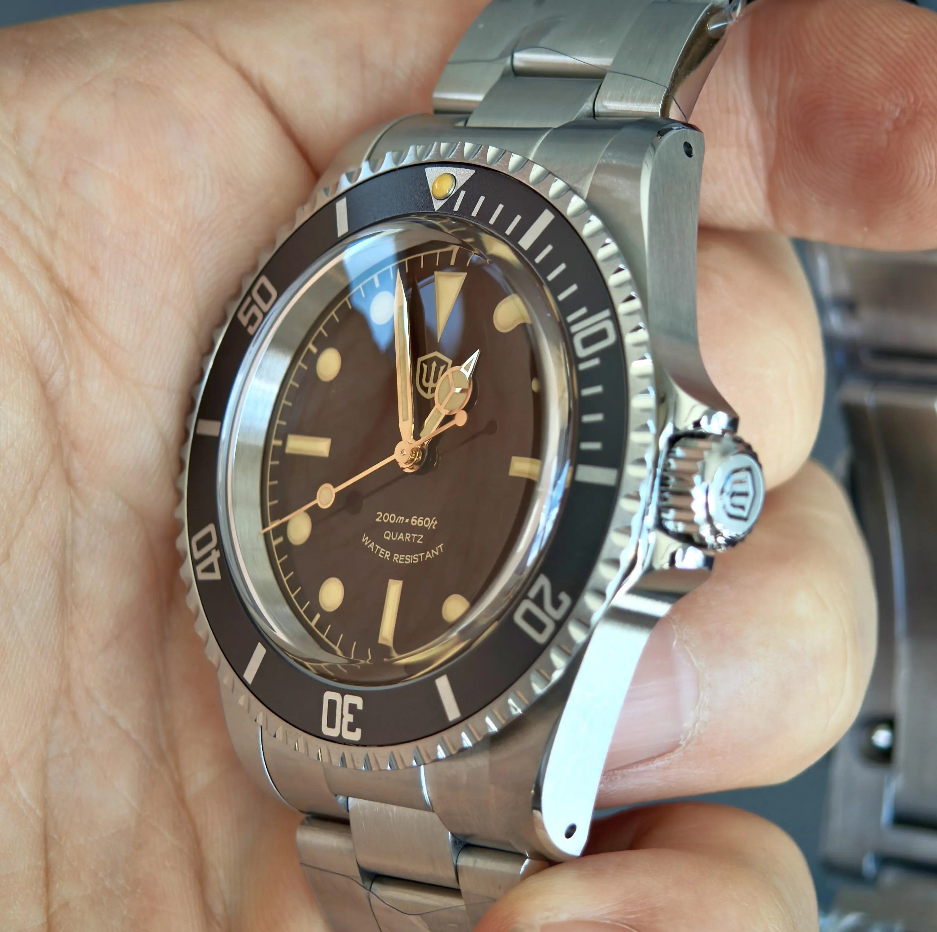 Watchdives WD5514Q Diver Watch — 40mm Quartz with Sweep Second Hand