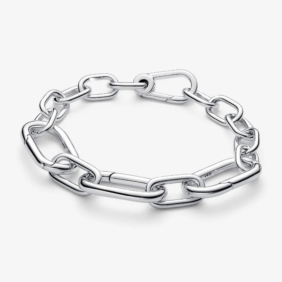 Potdemiel 925 Sterling Silver Charm Bracelet — Elegant Multi-Color Zircon Jewelry