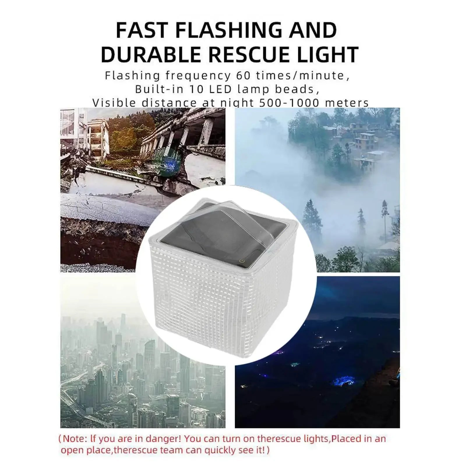 HOMEFISH Solar Camping Light — Portable Inflatable Lantern for Outdoor Adventures
