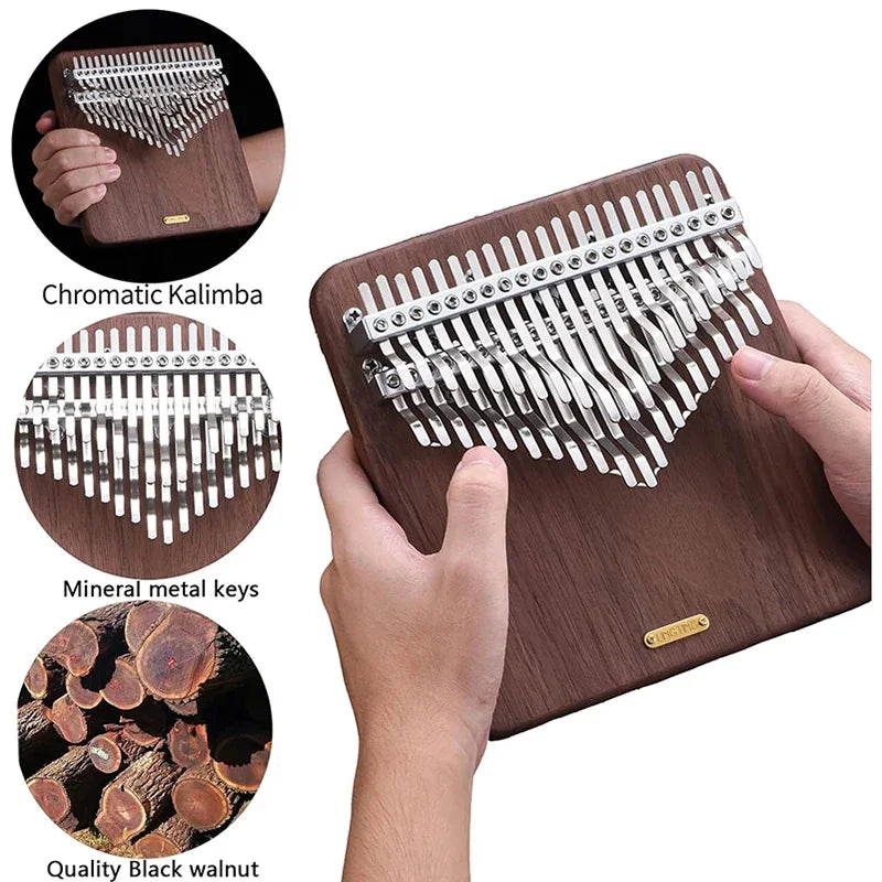 Chromatic Kalimba Thumb Piano — Professional Musical Instrument for All Skill Levels