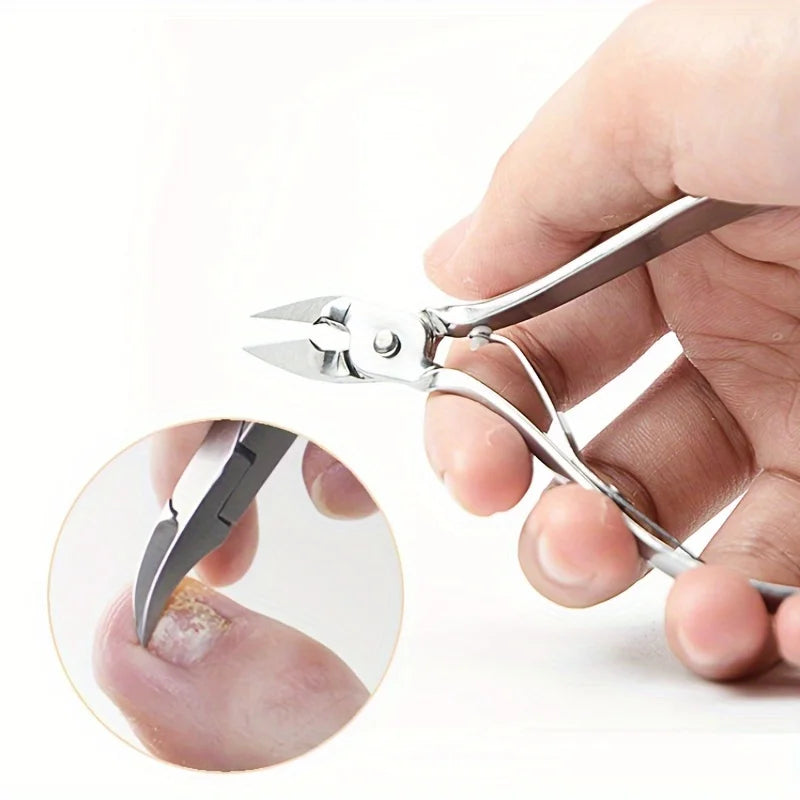 FUMOSIK Stainless Steel Cuticle Nipper — Professional Manicure & Pedicure Tool