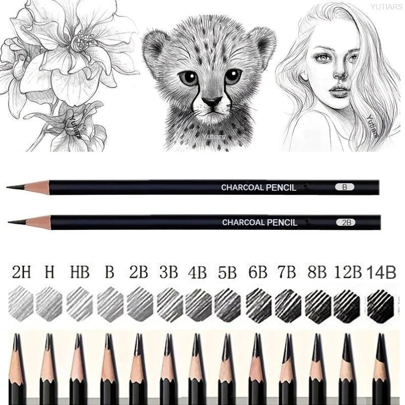 Professional Drawing and Sketching Kit — 25 Piece Art Supply Set
