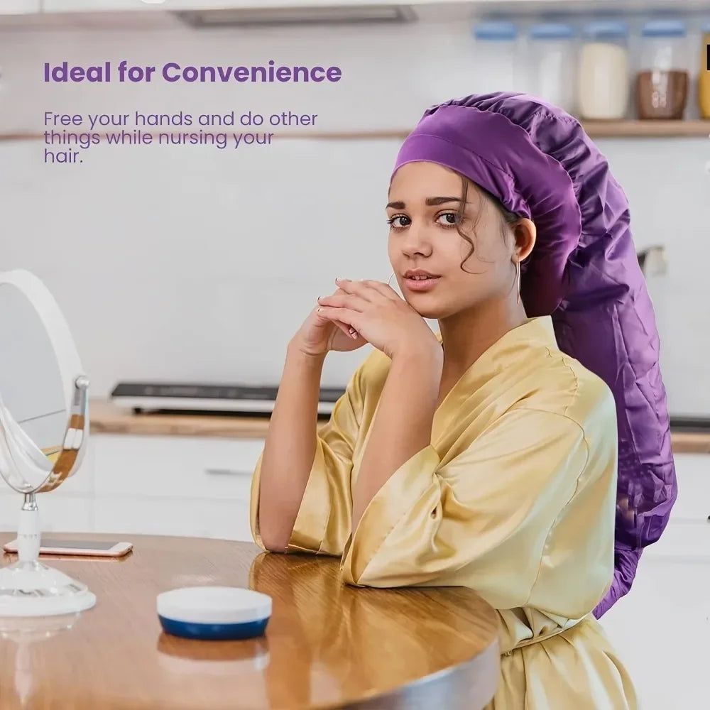 Extra Large Hair Heating Cap — Deep Conditioning & Drying Bonnet