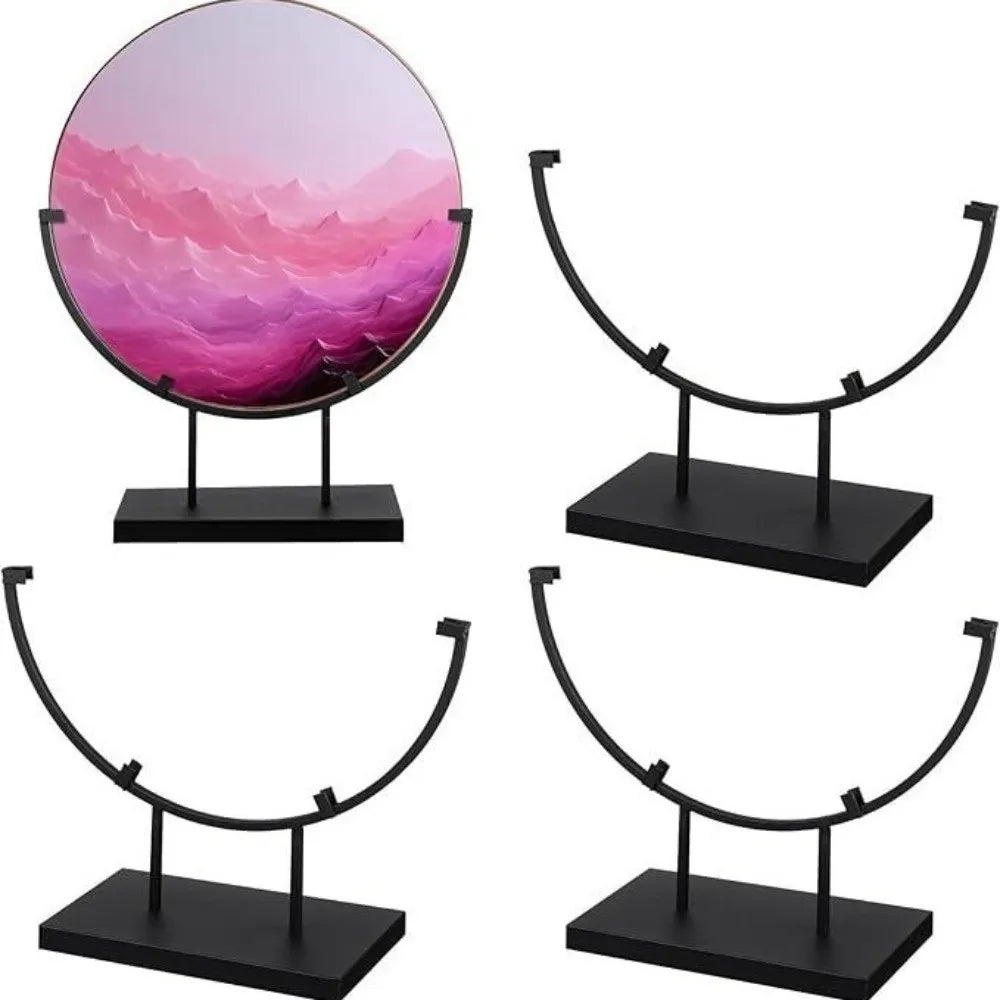 Iron Metal Easel Stand — Sturdy Display Rack for Art and Plates