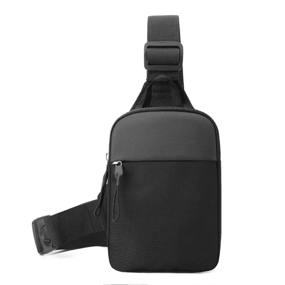 Men's Canvas Chest Bag — Compact Crossbody Sling for Daily Essentials