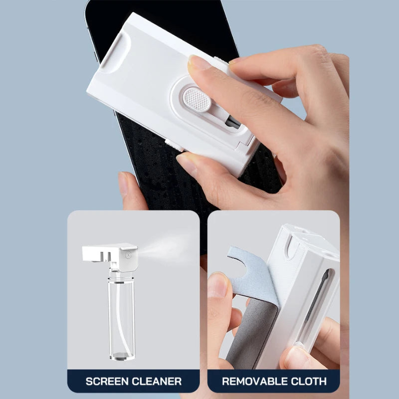 8-in-1 Multi-functional Electronics Cleaning Kit — Comprehensive Tool Set for Gadgets