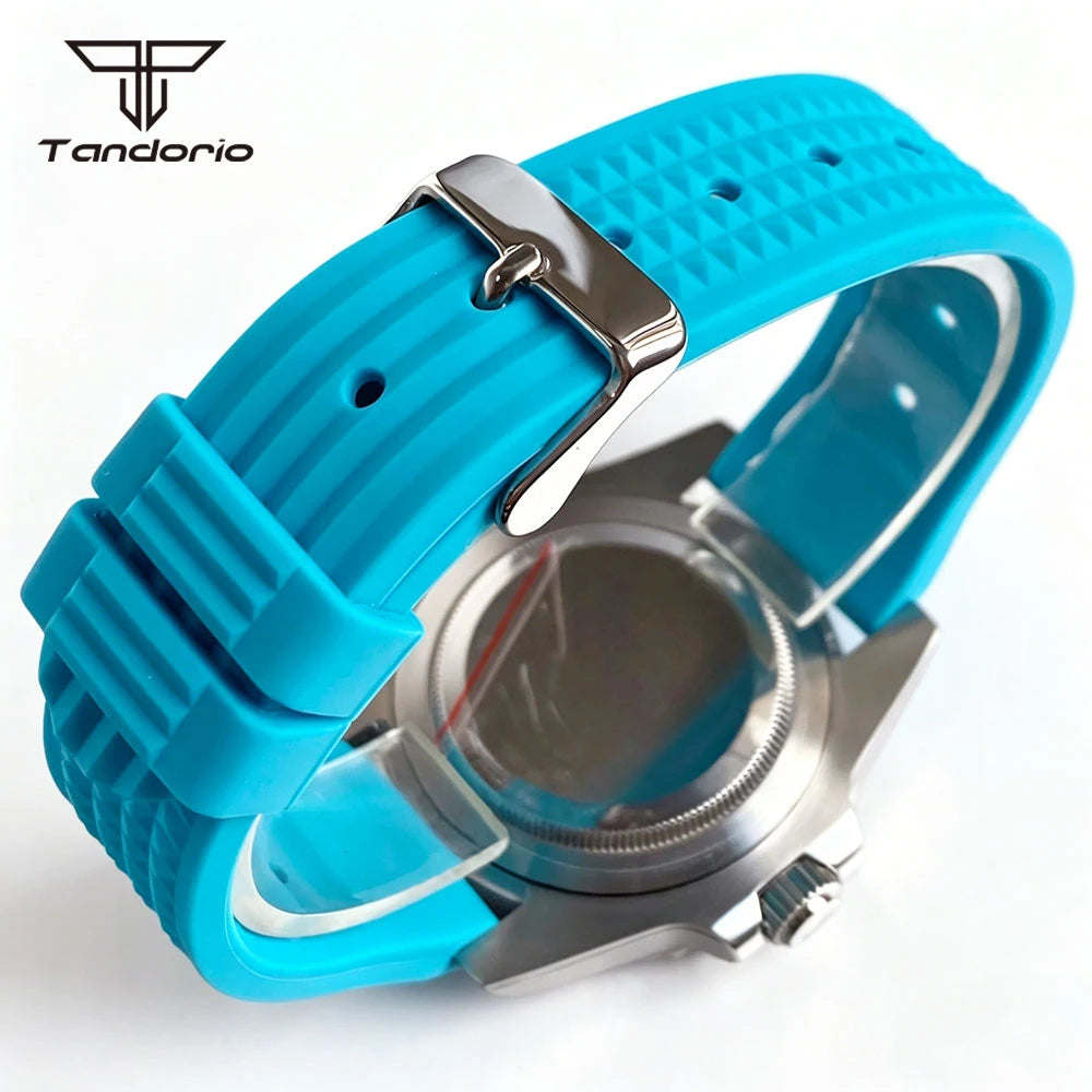 Tandorio Men's Automatic Watch — 40mm Stainless Steel with Sand Dune Dial