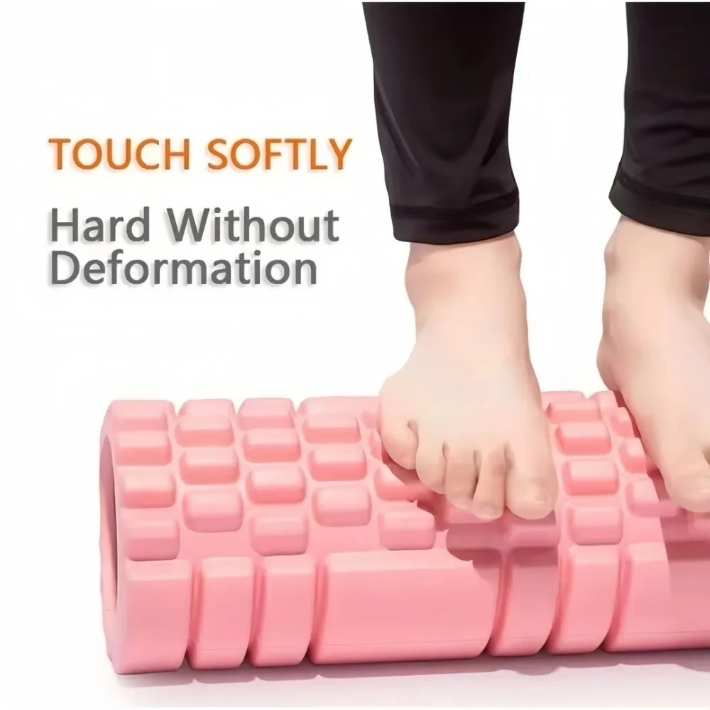 Hollow Foam Yoga Roller — Muscle Massage and Stretching Tool