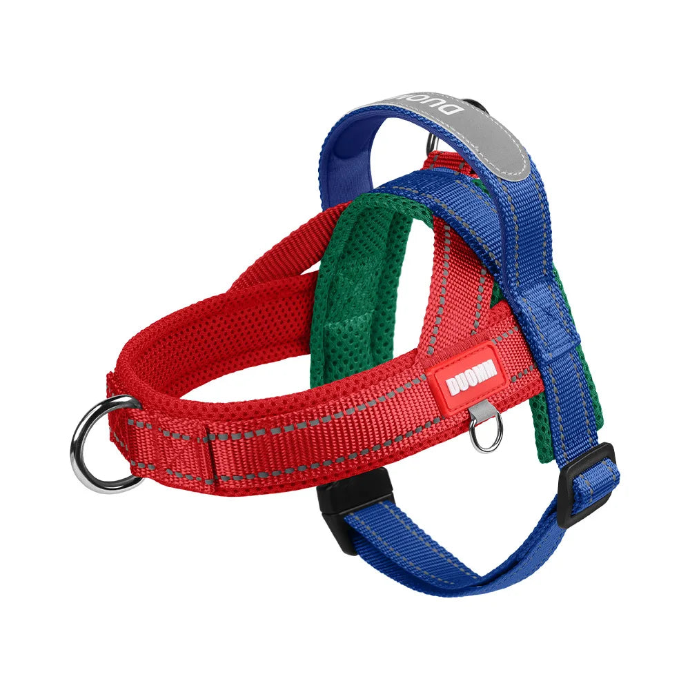 Reflective Dog Vest Harness — No-Pull Saddle Style for Small to Large Dogs