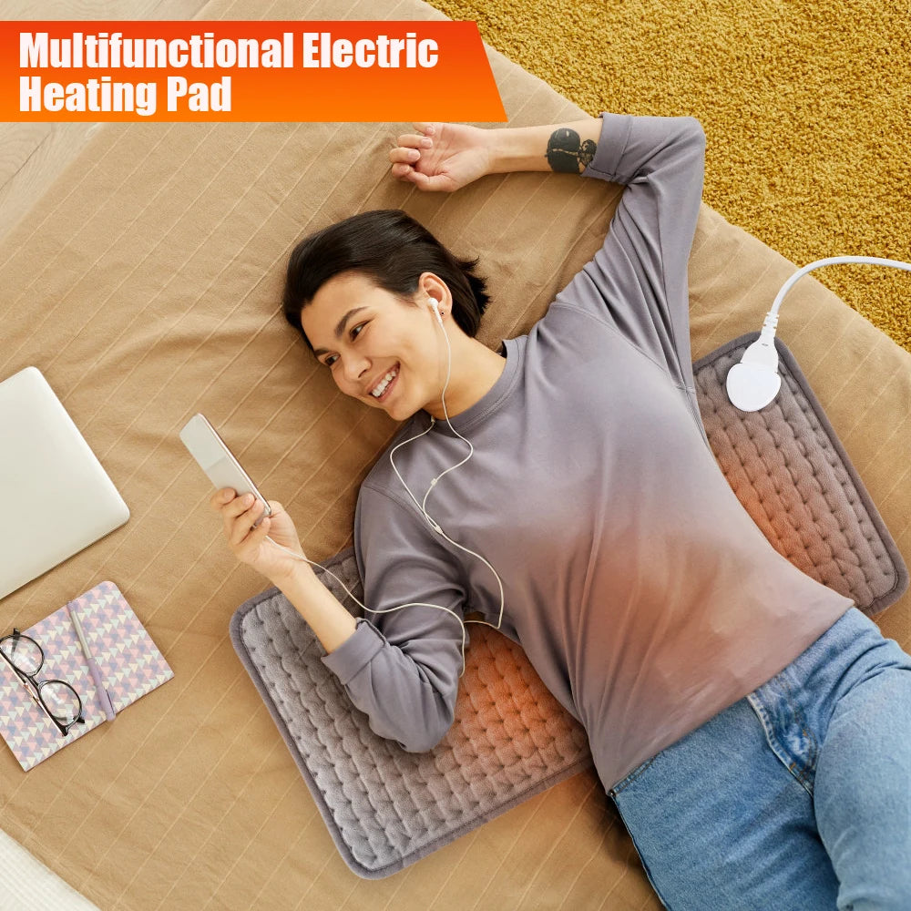 Hailicare Electric Heated Blanket Pad — Adjustable Temperature & Timer