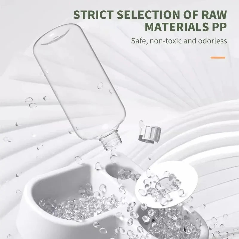Multi-Functional Pet Feeding Bowl — Dual Water and Food Station