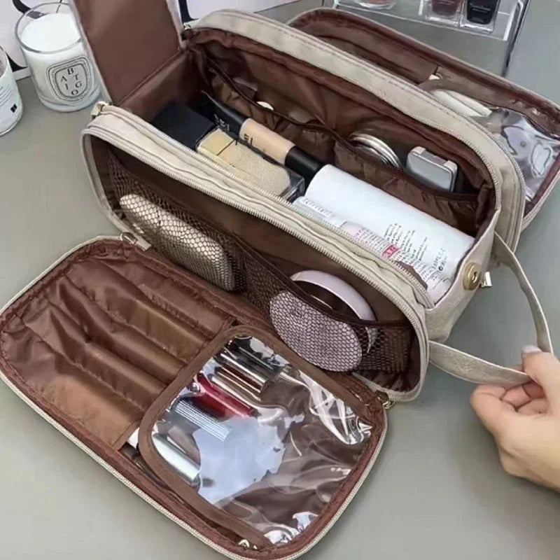 SMHXIANGQIANJIN Travel Cosmetic Bag — Waterproof Large Capacity Toiletry Organizer