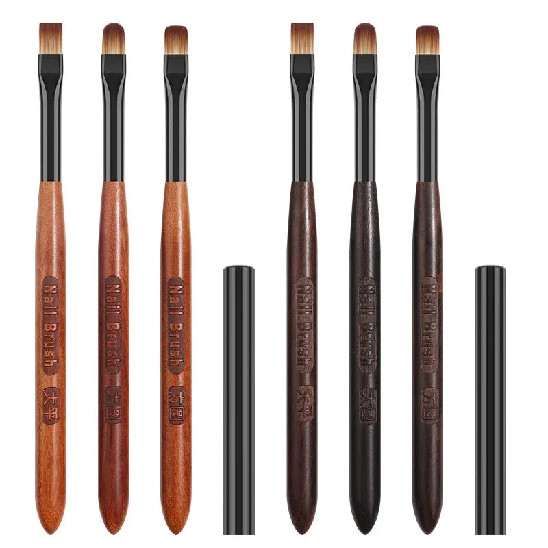Professional Nail Art Brush Pen — Fine Nylon Bristles for Gel & Acrylic