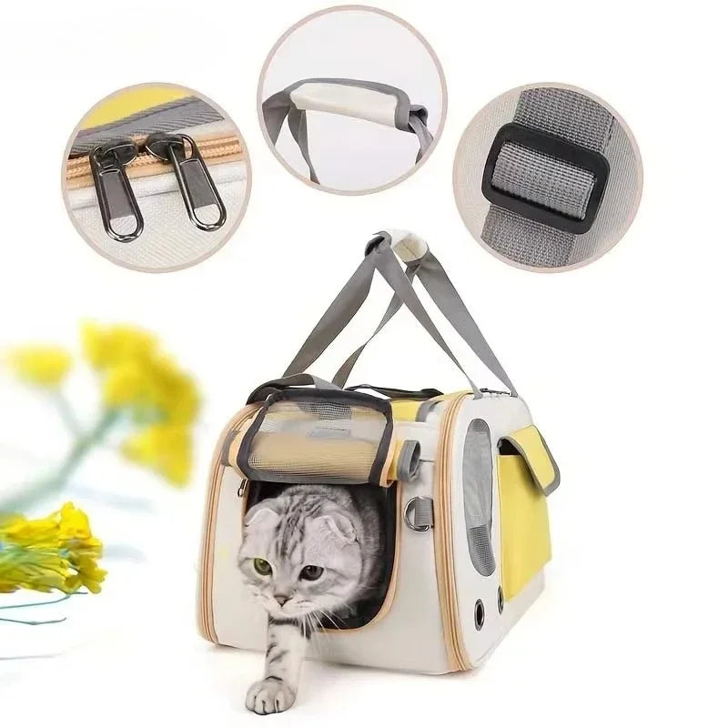 Portable Pet Carrier Bag — Lightweight Travel Solution for Cats and Small Dogs