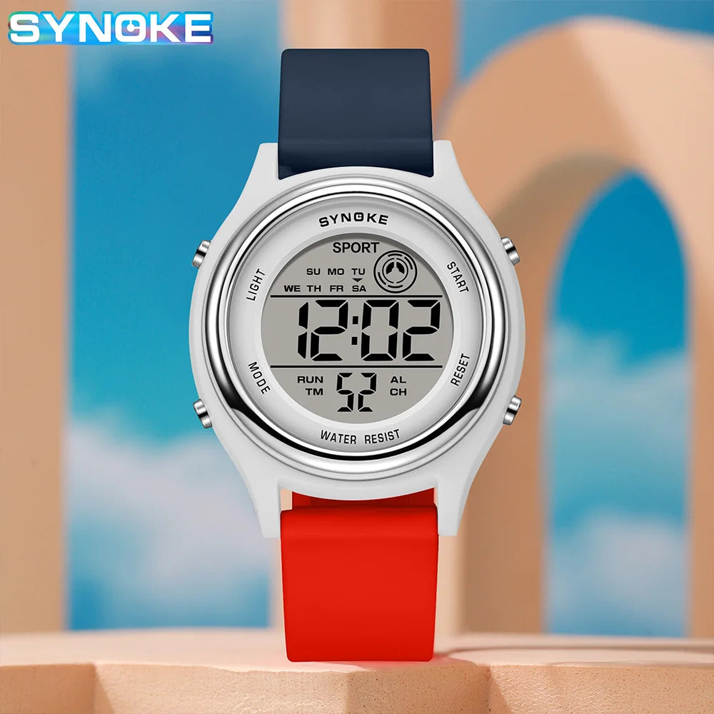 SYNOKE Kids Digital Sport Watch — Waterproof Electronic Timepiece with Backlight