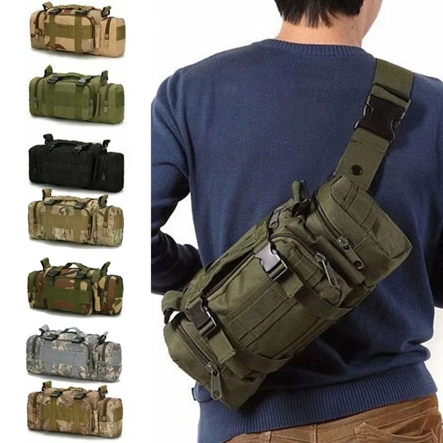 Waterproof Waist Fanny Pack — Versatile Cross-Body Sling Bag for Outdoor Adventure