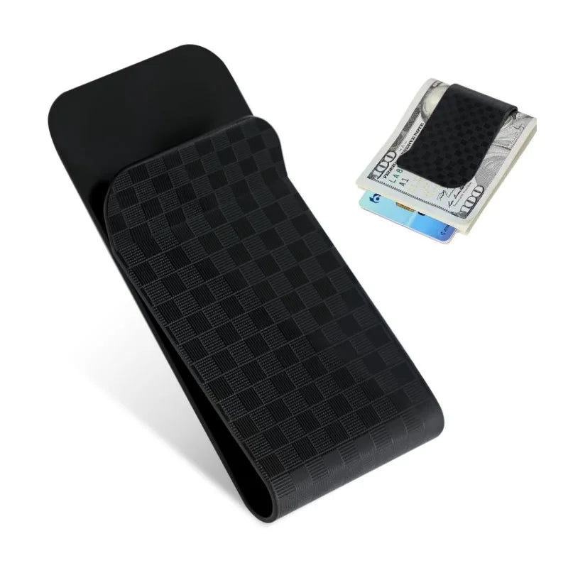 Minimalist Money Clip Wallet — Slim Front Pocket Cash Holder for Men
